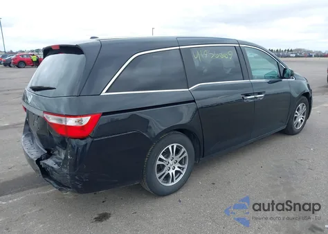 2012 Honda Odyssey Ex-L from USA, damaged, VIN 5FNRL5H62CB100529